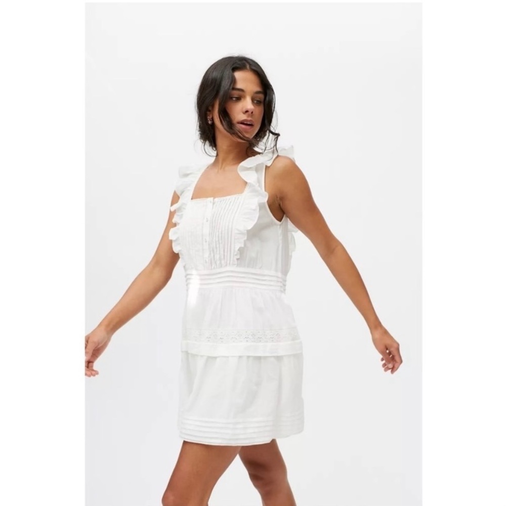Urban Outfitters Apron Style Ruffled Mini Dress